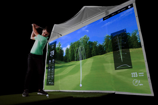 HomeCourse® ProScreen 180 - Golf Simulator Enclosure