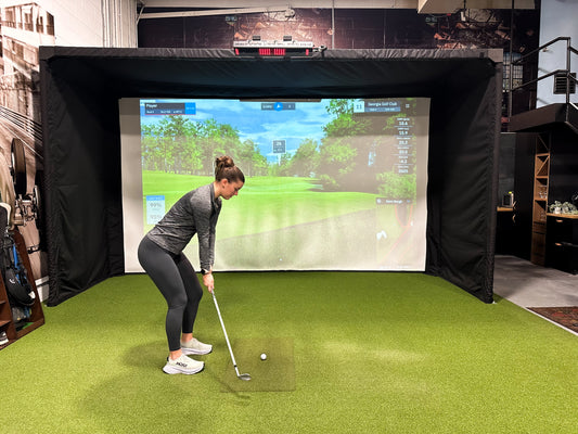 The SportScreen Parlour Series Freestanding Golf Enclosure