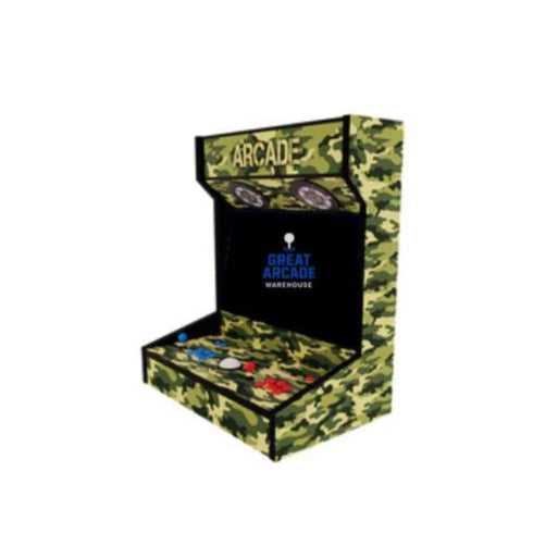 Wall Mount Arcade Machine Camo (Full Wrap) - Quality Arcades