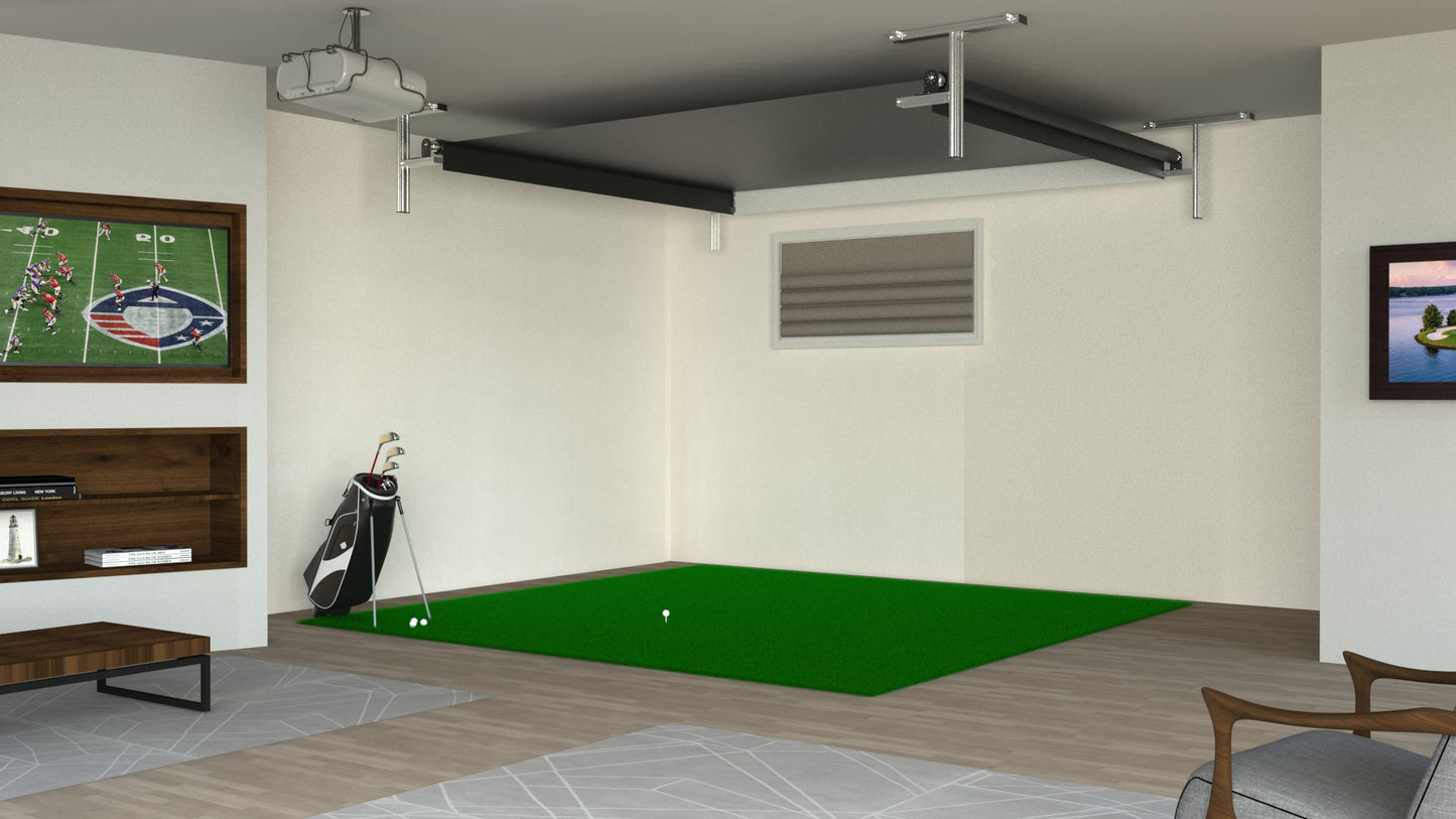 The SportScreen Vanish Series Retractable Golf Enclosure