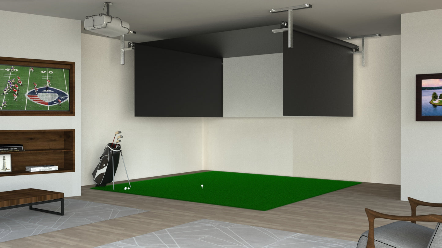 The SportScreen Vanish Series Retractable Golf Enclosure