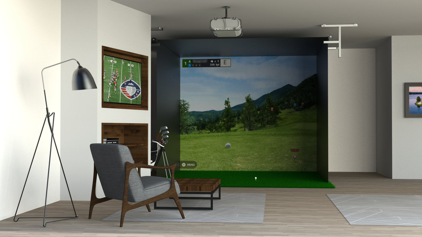 The SportScreen Vanish Series Retractable Golf Enclosure
