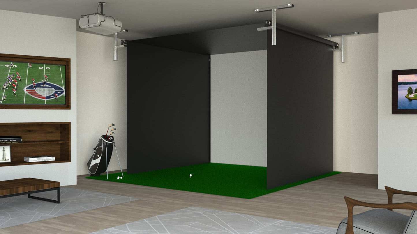 The SportScreen Vanish Series Retractable Golf Enclosure