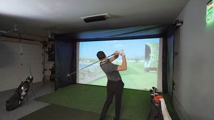 The SportScreen Vanish Series Retractable Golf Enclosure
