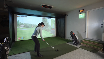 The SportScreen Vanish Series Retractable Golf Enclosure