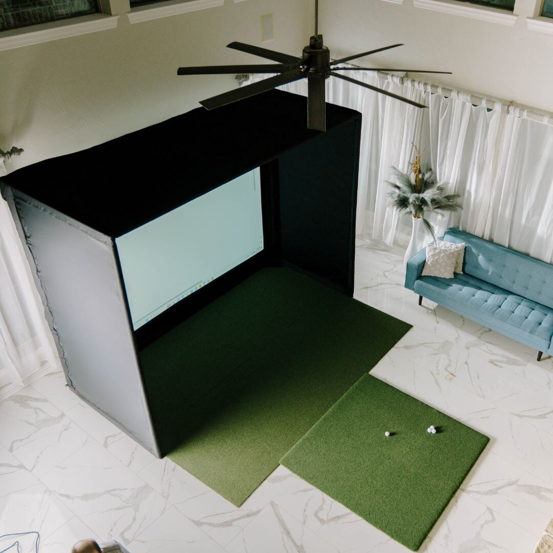 SIG10 Golf Simulator Enclosure by The Indoor Golf Shop