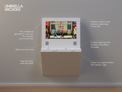 Wall Mounted Arcade (Gaming PC) - Umbrella Arcades