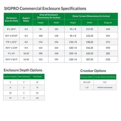 SIGPRO Commercial Enclosure by The Indoor Golf Shop